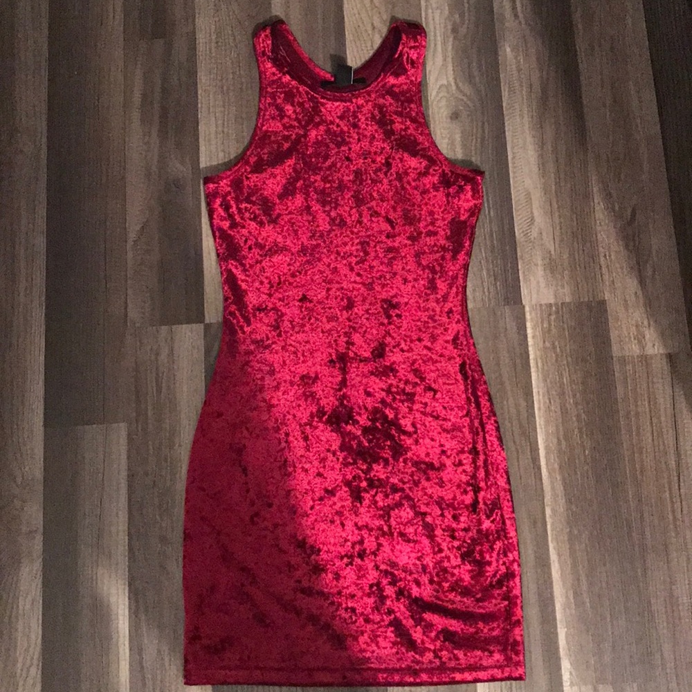 F21 Velvet Dress
